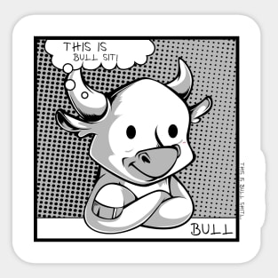 Cattle Bull Sticker